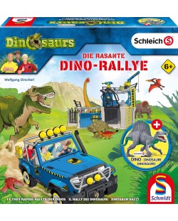 Joc de societate Dinosaurs: Dino-Rallye - Pentru copii