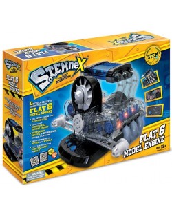 Kit de știință STEM  Amazing Toys Stemnex - Model de motor cu 6 cilindri