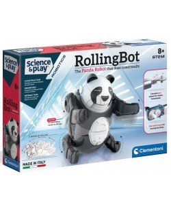 Set stiinta Clementoni Science & Play - Rolling Bot, panda