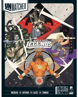 Joc de societate Unmatched: Battle of Legends, vol. 1