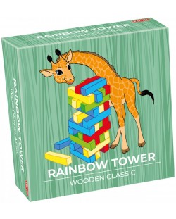 Joc de societate Trendy Rainbow Tower -  pentru copii