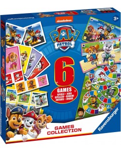 Joc de societate Paw Patrol: 6 Games Collection - Pentru copii