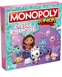 Joc de societate Monopoly Junior: Casa de păpuși a lui Gabby - Copii