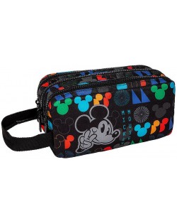 Несесер Cool Pack Primus - Mickey Mouse, cu 3 fermoare și mâner