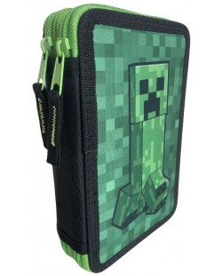 Penar echipat Minecraft - Creeper Green, 2 fermoare