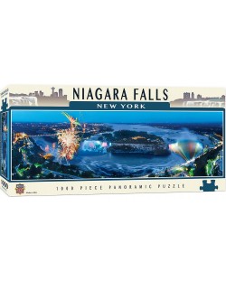 Puzzle panoramic Master Pieces de 1000 piese - Cascada Niagara, New York