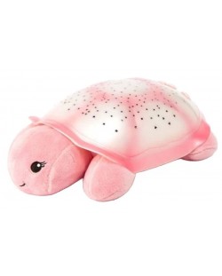 Proiector de lumină de noapte cu melodii Cloud B - Broască-țestoasă, roz