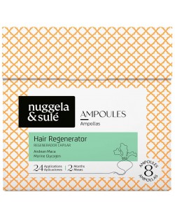  Nuggela & Sulé Fiole regeneratoare pentru creșterea părului Hair Regenerator, 8 x 10 ml