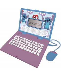 Laptop educativ Lexibook - Stitch, cu 124 de activități, limba bulgară/engleză