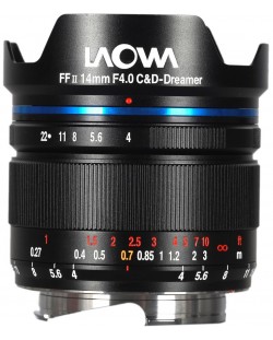 Obiectiv foto Laowa - FF II, 14mm, f/4.0 C&D-Dreamer, за Canon R