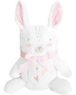 Paturica cu broderie 3D Kikka Boo - Rabbits in Love, 75 x 100 cm