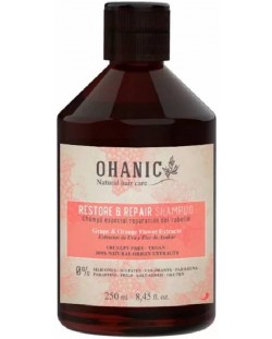 Ohanic Restore & Repair Șampon reparator pentru întărire și revigorare, 250 ml