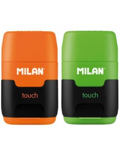 Ascutitoare + radiera Milan - Touch Duo, sortiment