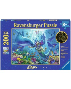 Puzzle luminos Ravensburger de 200 XXL piese - Paradisul subacvatic