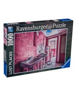 Puzzle Ravensburger cu 1000 de piese - Vise roz