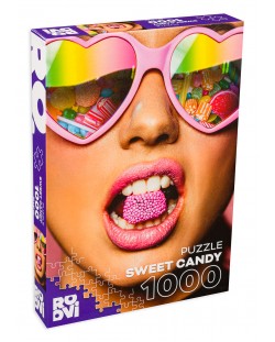 Puzzle Roovi de 1000 de piese - Bomboane dulci