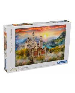 Puzzle Clementoni de 2000 piese - Castelul Neuschwanstein, Germania, Aimee Stewart