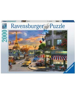 Puzzle Ravensburger de 2000 piese -Paris Sunset