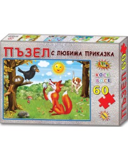 Puzzle cu poveste din 60 de piese - Goldilocks (Kose Bose)