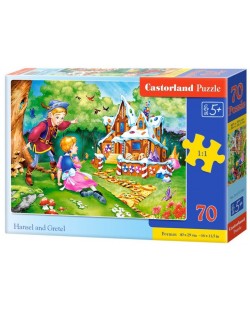 Castorland Puzzle 70 de piese - Hansel si Gretel 