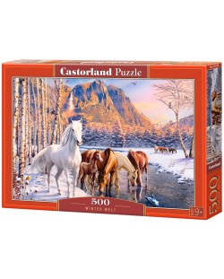Castorland 500 piese puzzle - Poveste de iarnă