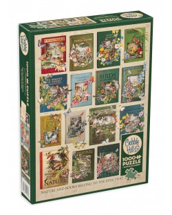Puzzle Cobble Hill din 1000 de piese - Cărți
