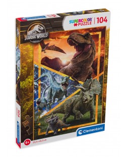 Puzzle Clementoni din 104 piese - Jurassic World, tip 3