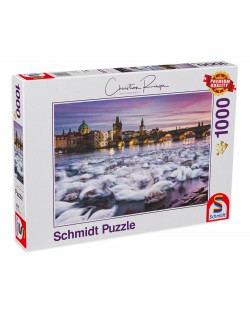 Puzzle Schmidt de 1000 piese - Prague Swans