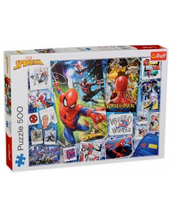 Puzzle Trefl de 500 piese - Spider-Man