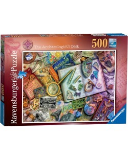 Puzzle Ravensburger от 500 части - Бюрото на археолога