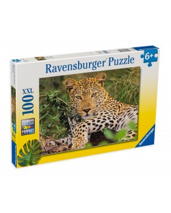 Puzzle Ravensburger din 100 XXL de piese - Leopard