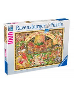 Puzzle Ravensburger de 1000 piese - Nevestele vesele din Windsor