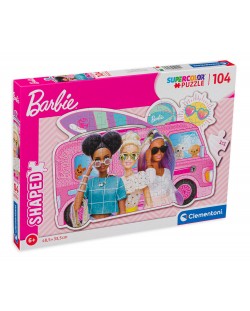 Puzzle Clementoni din 104 piese - Barbie la mare