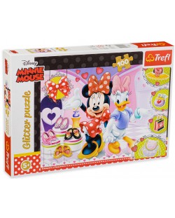 Puzzle Trefl de 100 piese - Minnie Mouse