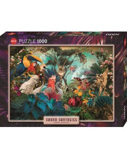Puzzle Heye de 1000 de piese - Fauna: O varietate de păsări