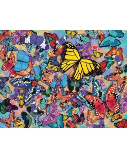 Puzzle Springbok de 500 piese - Butterfly Frenzy