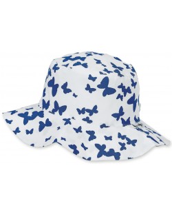 Pălărie de vară cu protecție UV 30+ Sterntaler - Fluturi, 53 cm, 2-4 ani