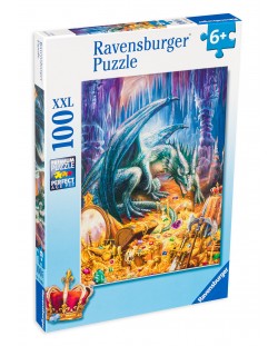 Puzzle Ravensburger de 100 XXL piese - Dragon's Treasure