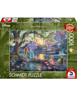 Puzzle Schmidt din 1000 de piese - Prințesa și broasca