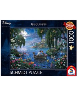 Puzzle Schmidt din 1000 de piese - Mica Sirenă și Prințul Eric