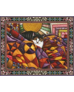 Puzzle Springbok de 1000 piese - Quilted Cat