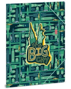 Mapa Ars Una The Big City - cu elastic, A4