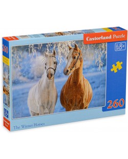 Puzzle Castorland de 260 piese - The Winter Horses