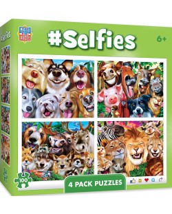 Puzzle Master Pieces 4 in 1 -Selfies 4-Pack