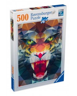 Puzzle Ravensburger din 500 de piese - Leu multilateral