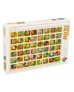Puzzle de 1000 de piese D-Toys - Elefanți