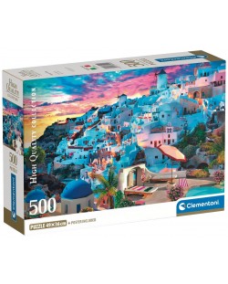 Puzzle  Clementoni din 500 piese - Vedere a Greciei