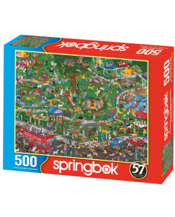  Puzzle Springbok de 500 piese - The Dog Park