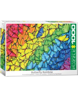 Puzzle Eurographics de 1000 piese - Butterfly Rainbow
