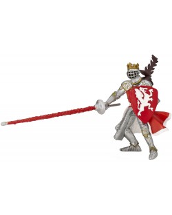 Figurina Papo The Medieval Era – Cavaler pe Dragonul Rosu